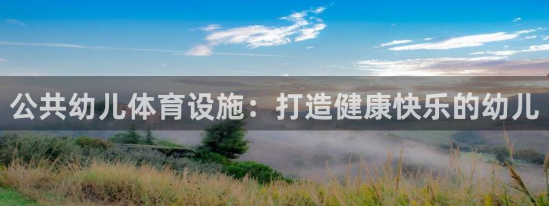 意昂体育3平台注册流程图：公共幼儿体育设施：打造健康